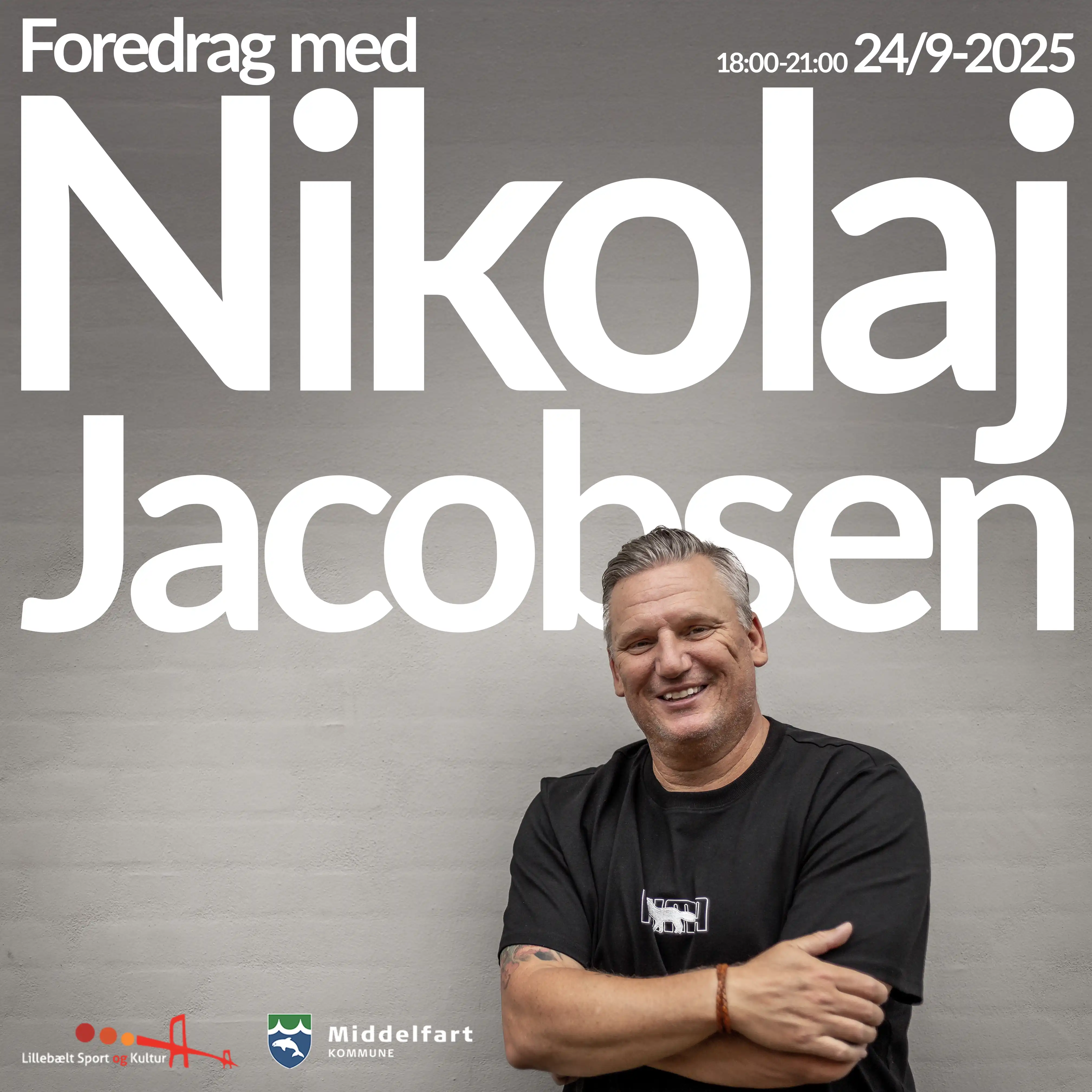Nikolaj Jakobsen kvadrat plakat i stort format